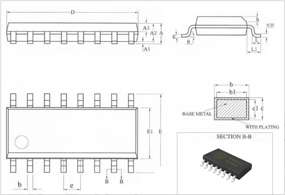 WT2605 DAC Blue-tooth Dual Channel LED Controller Driver Voice Chip with Button Electronic Components Integrated Dircuit IC Chip