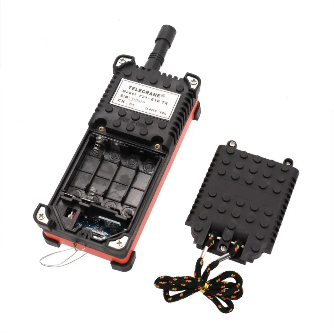 F21-E1B VHF310-331MHz 12/24/36/220/380/440V Industrial Remote Control Wireless Switches for Electric Hoist Crane Lift Controller