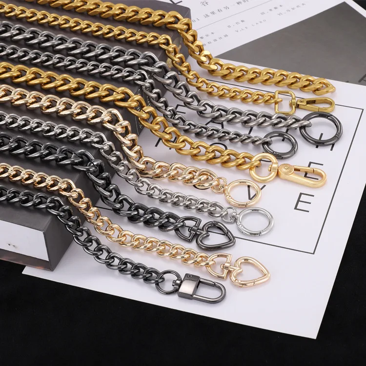 New Aluminum Chain For Bag Handle Customize Handbag Accessories Metal Gold Chain Factory Price Metal Hardware