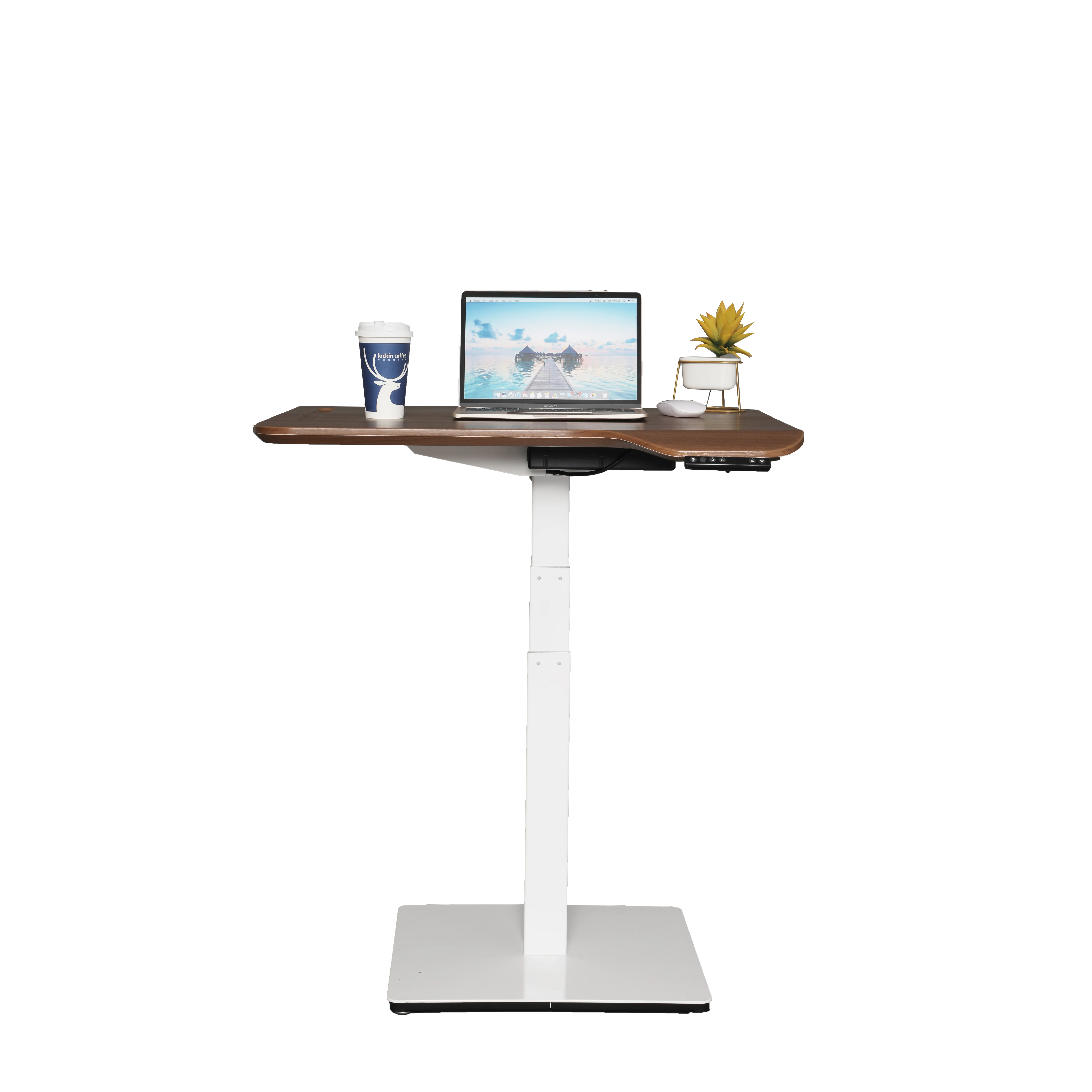 ergonomic adjustable single motor lecture desk frame