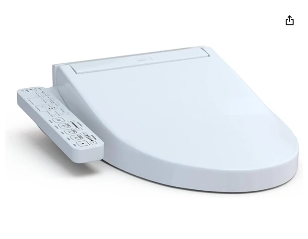 Электронный биде туалет сиденье палочка для очистки удлиненный хлопок белый