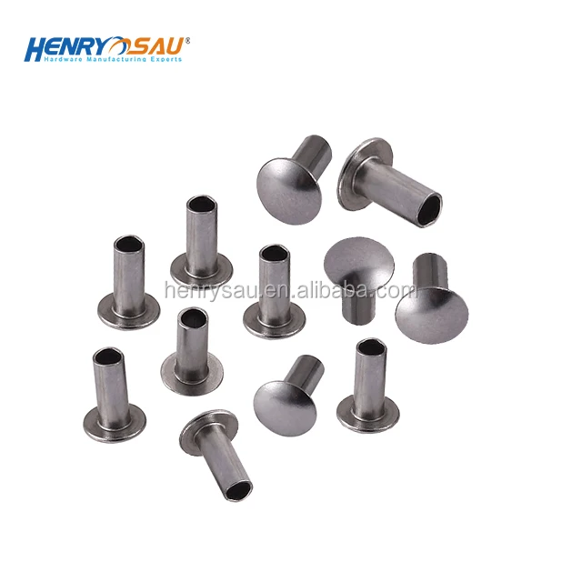 Round Cone Head metal m3-m10 semitubular brake and clutch lining rivets