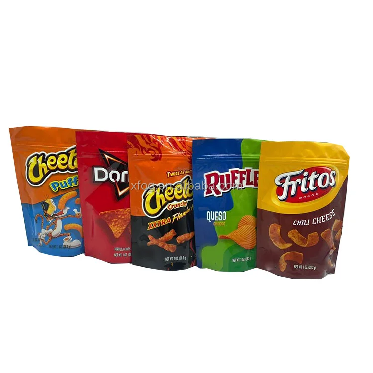 USA hot sales Ruffles Doritos Fritos Cheetos puffs potato chips packaging bags