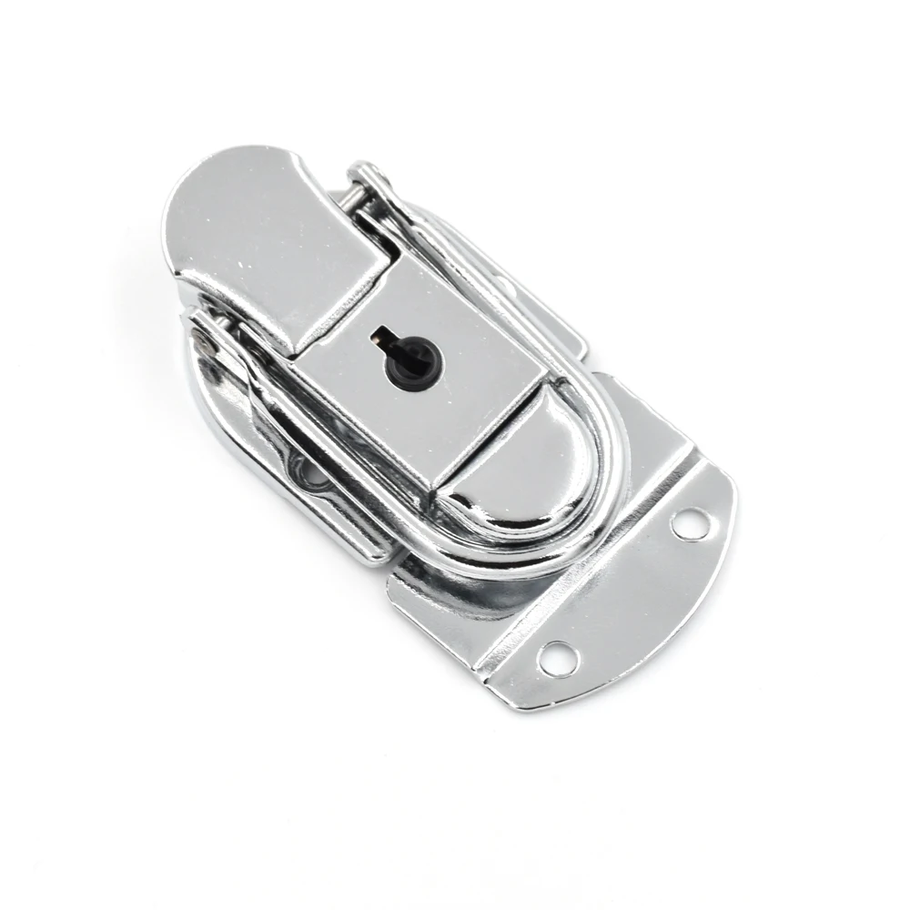 Fayshing Popular Aluminum Case Latch Clasp Lock Buckle with Key for Suitcase Briefcase Tool Box Wooden Box, FS-1147