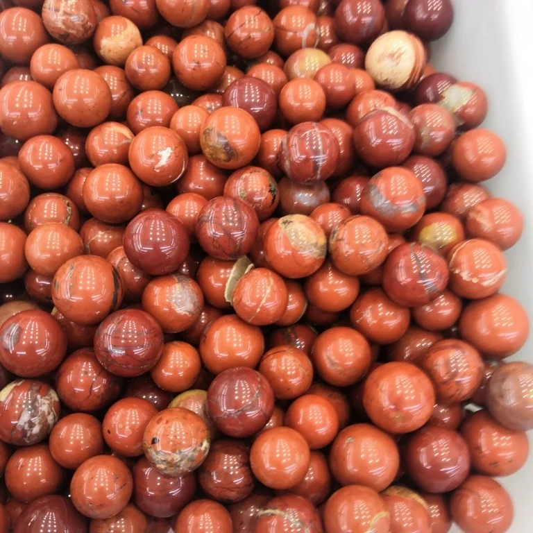 Wholesale Natural Quartz Crystal Balls Mini 20mm Red Jasper Crystal Spheres