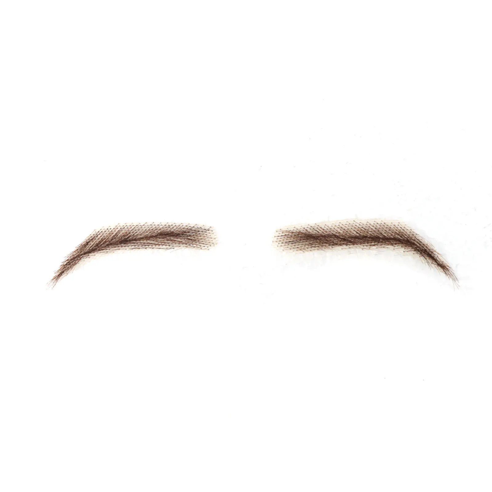 One Pair of Fake Eyebrows for Women Human Hair Lace Based False Eyebrow