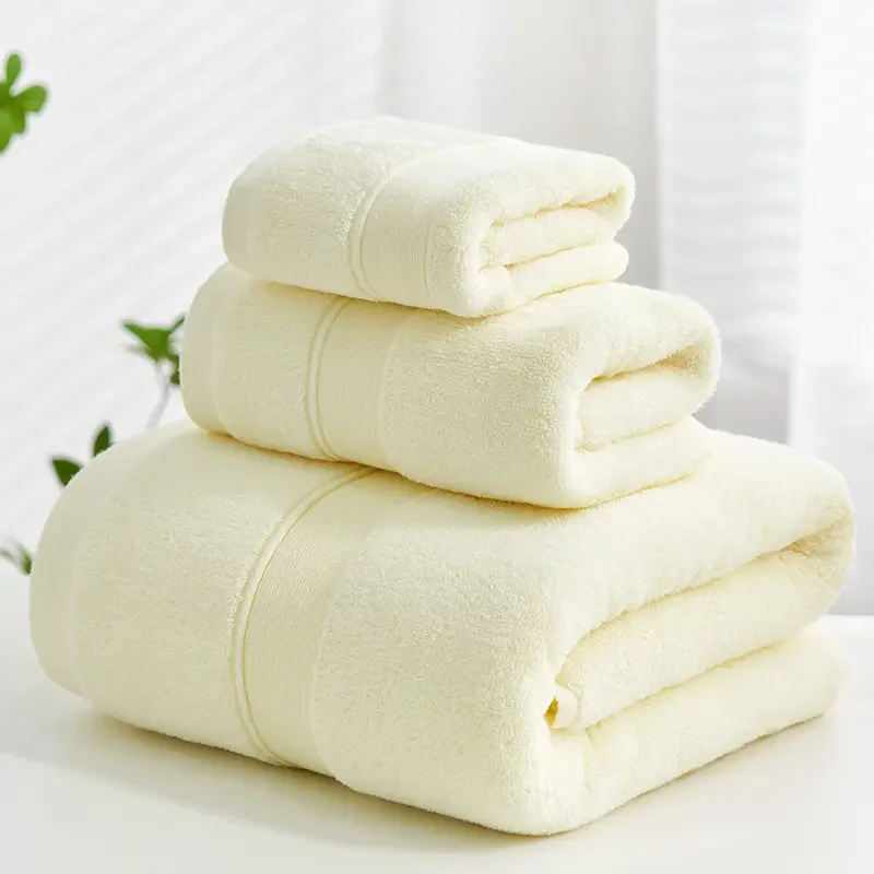 Cheap Price 80% Cotton 20% polyester cheap plain color bath towel for wholesale