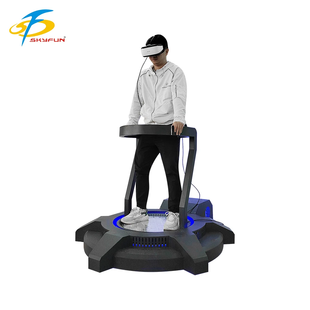 Small 9D Virtual Reality Simulator VR Shaking Machine VR Standing Platform For Amusement Park