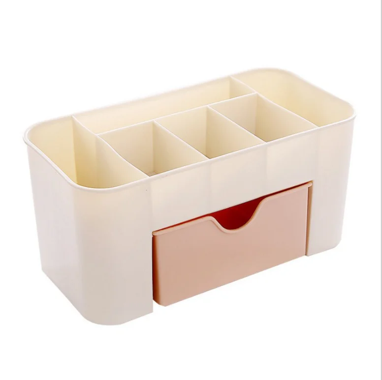 
Multi functional Drawer Desk Stationery makeup Organizer Plastic Cosmetic Storage Box 