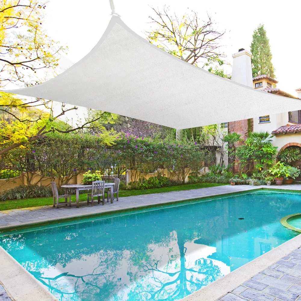 Green Sail Car Parking Shade Net Sun Carport Greenhouse Garden Agriculture Shade Cloth