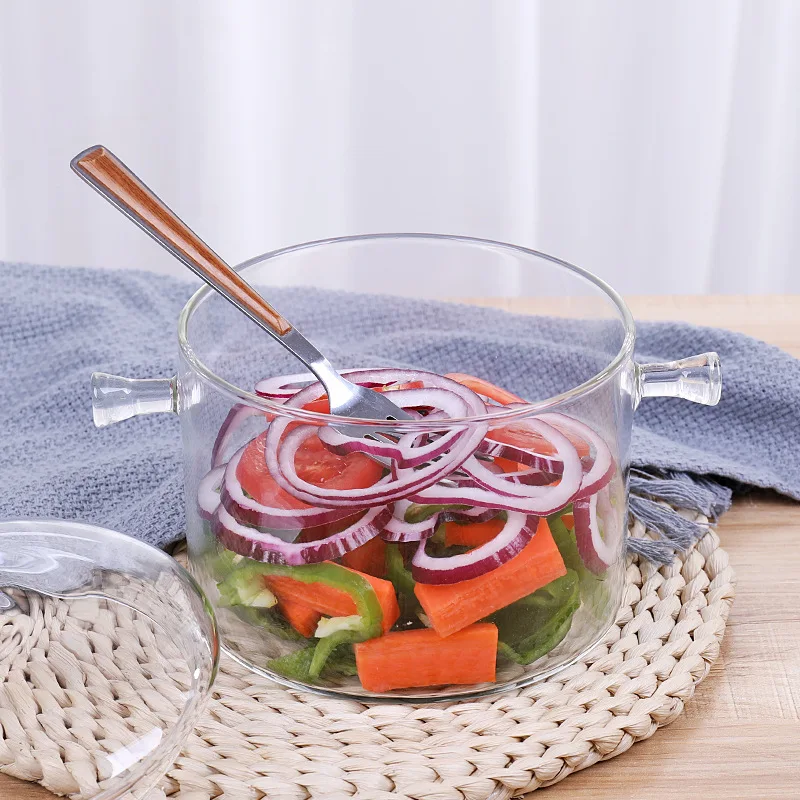Хит продаж прозрачный кухонный горшок из