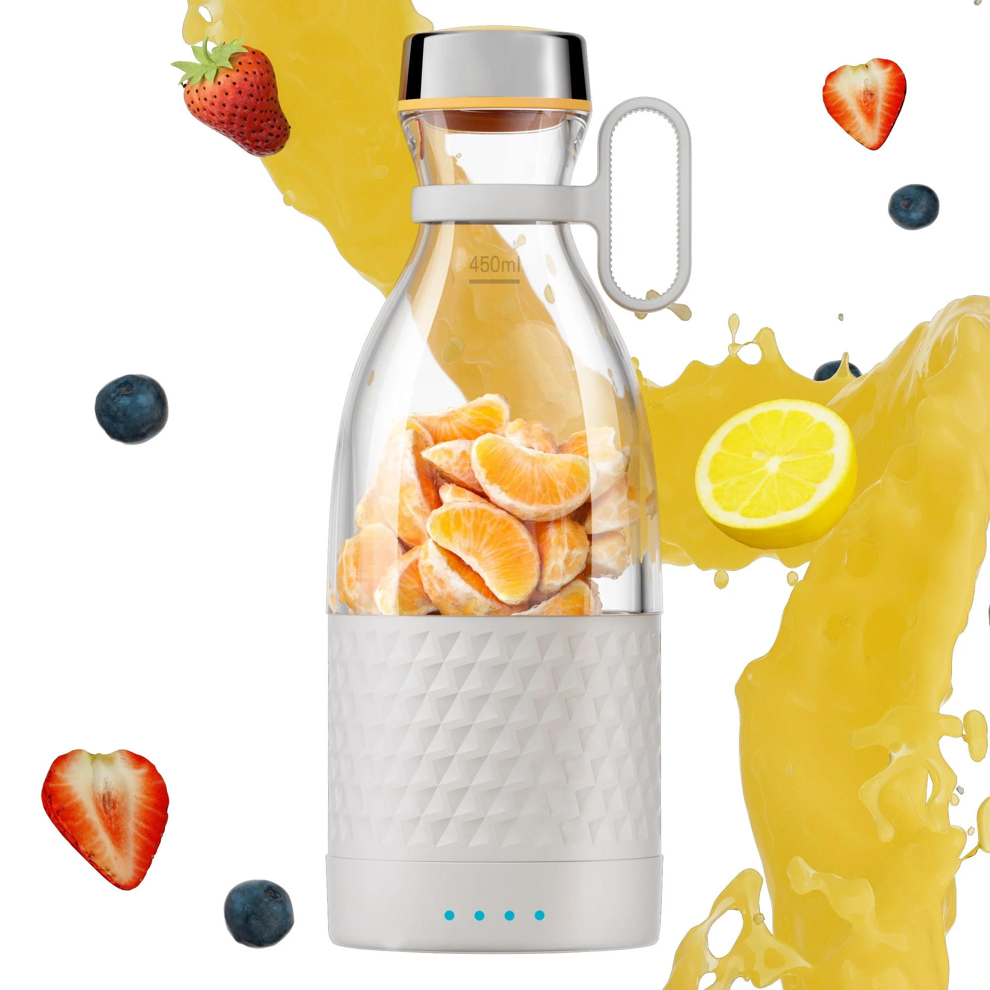 Прямая поставка от производителя, новинка 2021, мини-соковыжималка 450 мл, персональная портативная соковыжималка, блендер с чашкой для сока, блендер для путешествий