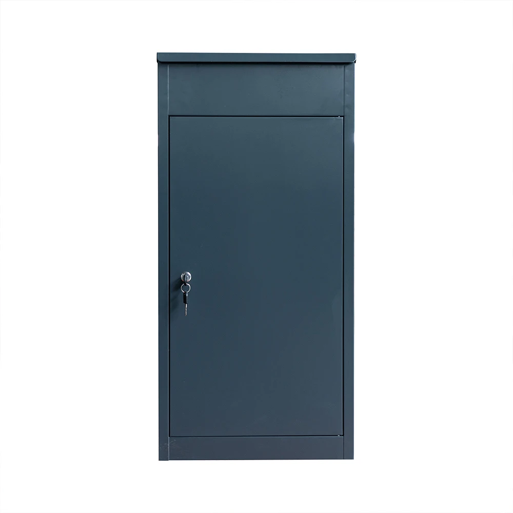 Factory Flip Cover Steel Parcel Drop Box Assembled Household Parcel Express Storage Boxes Metal Post Newspaper Letter Box