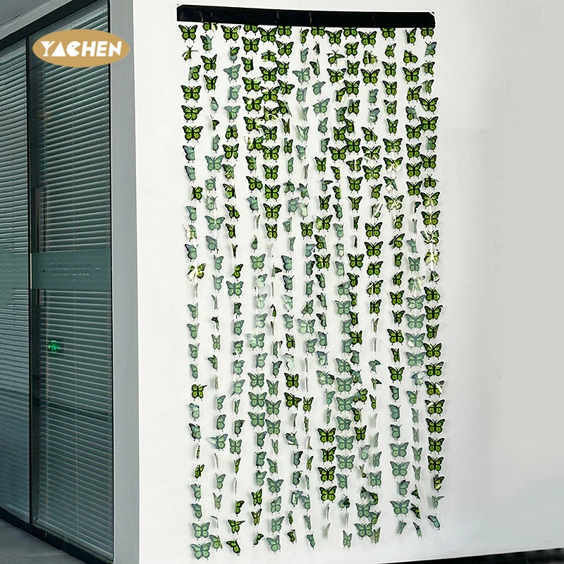 YACHEN Butterfly Hanging Garlands PET Party Streamers Decoration for Baby Shower Wedding Home Party Birthday Decorations