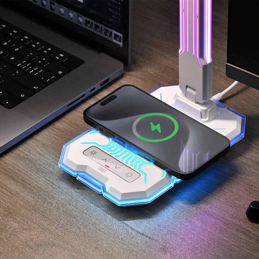 Быстрая Беспроводная E-SPORTS Wilit 10 Вт светодиодная Светодиодная лампа с Usb-выходом