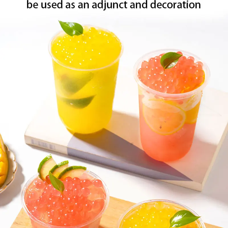 1.3kg wholesale fresh popping boba for drink yogurt popping boba jelly balls for bubble tea