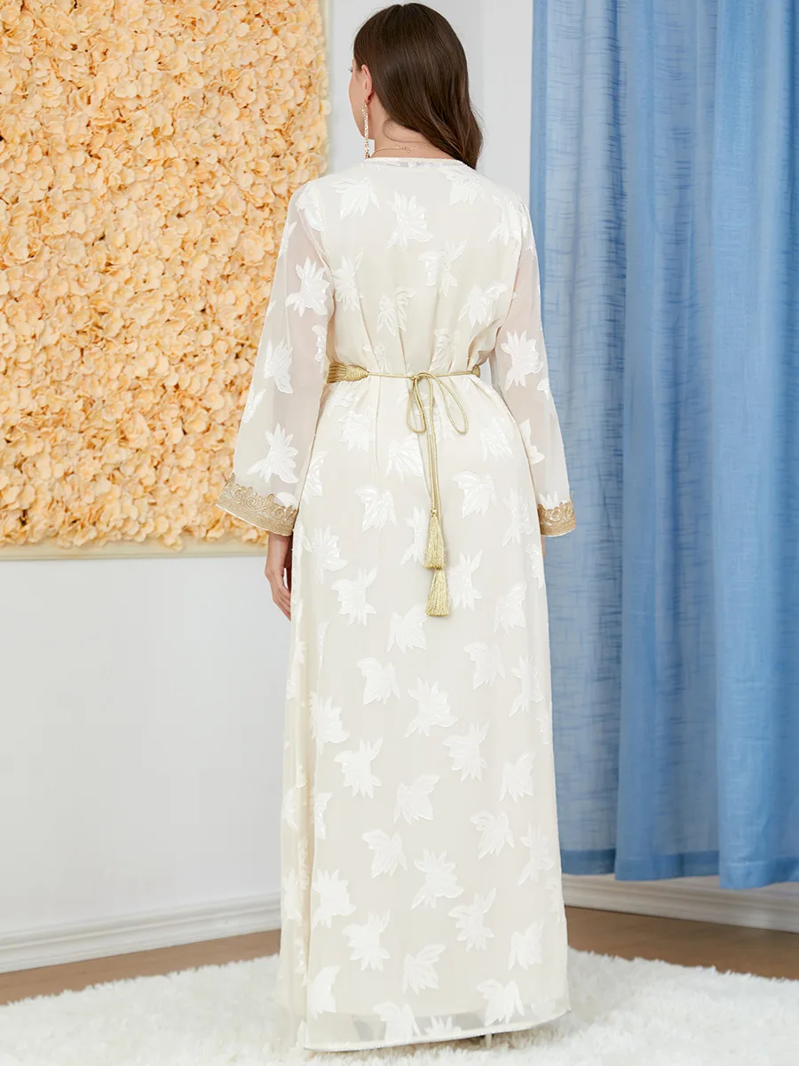Yibaoli manufacturer caftan arab dubai fashion jalabiya for women maroccan kaftan robes femmes