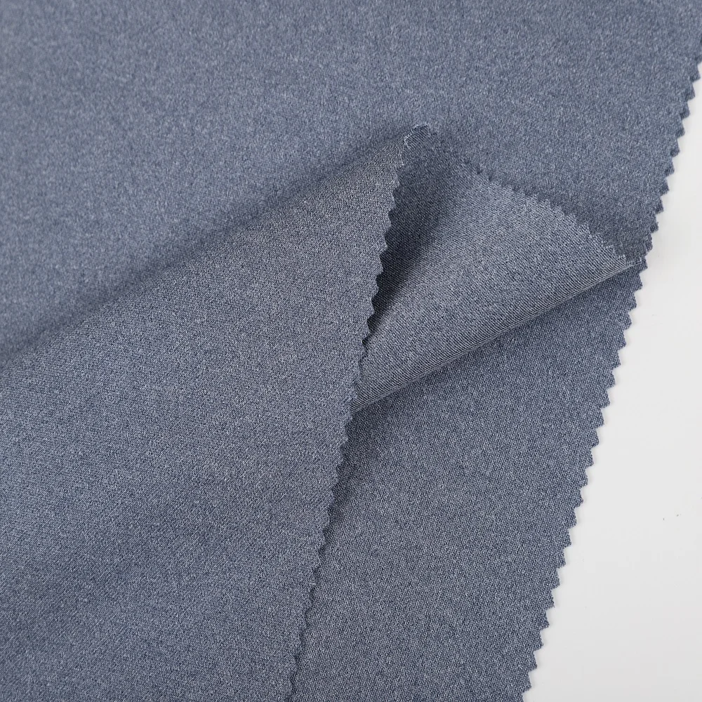 Hot Sale Knitting Sportswear Cationic Dye 100% Polyester Interlock Soft Scuba Material Tracksuits Fabric