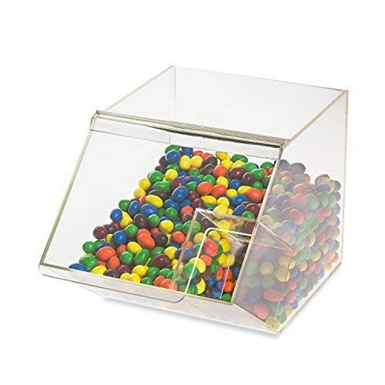 MYDARB custom  Acrylic Pick and Mix Candy Dispenser Lucite Sweet Container storage Box