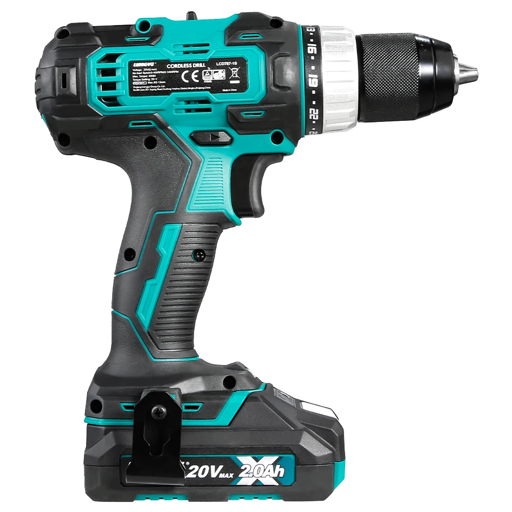 Liangye rechargeable drill taladro de bateria inalambrico de 20v combo drill cordless