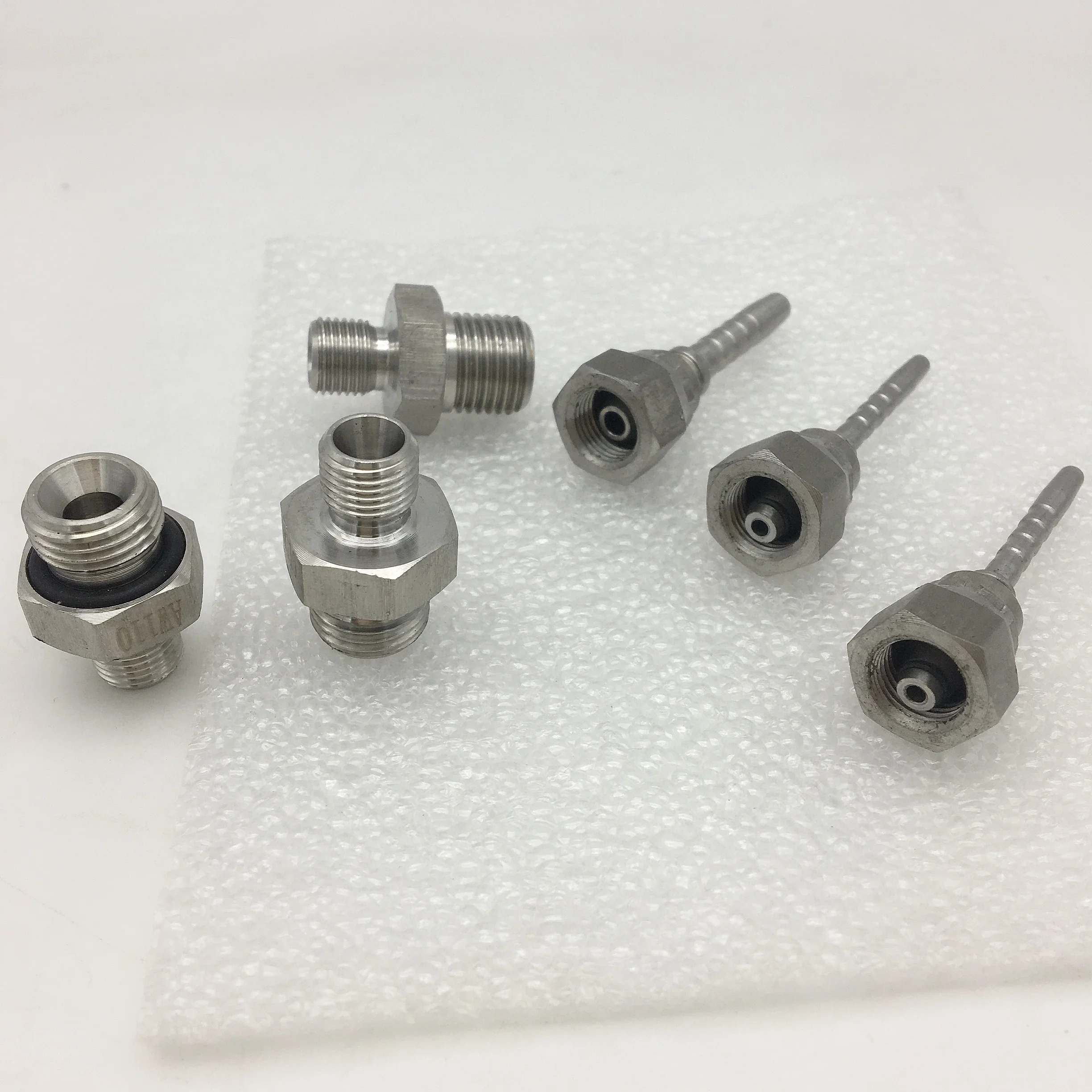 Материал SS 304 OEM, Индивидуальные женские и мужские фитинги для шлангов, адаптер для гидравлического оборудования