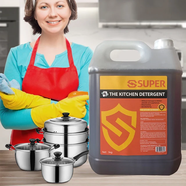 5l Bulk Barrel Supply Price Household Chemicals Kitchen Cleaner Detergent Household Cleaning Product Liquid Detergent