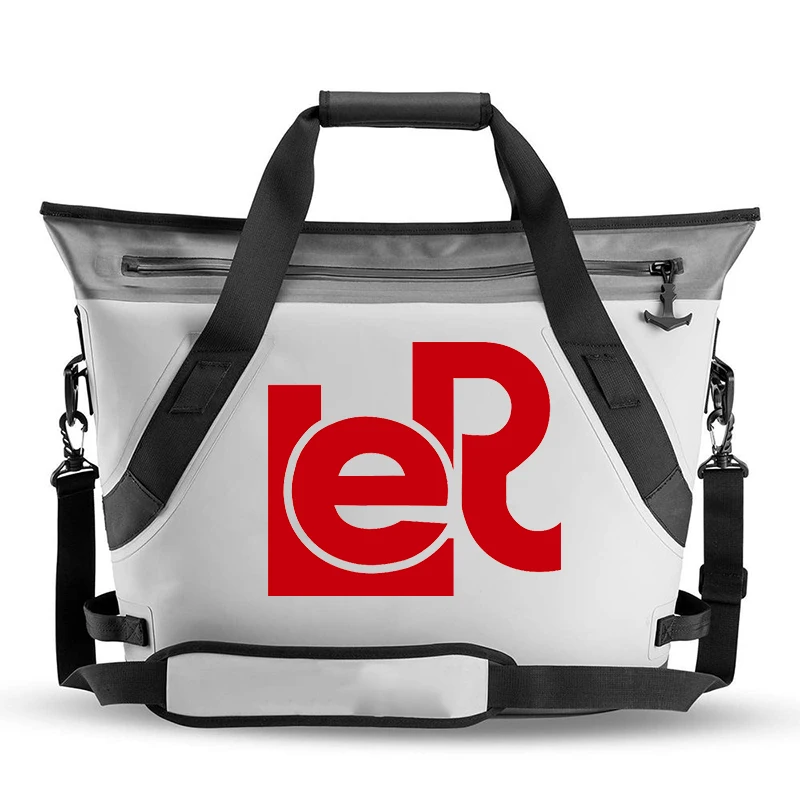 LER Cooler Tote Bag Dry Ice Cooler Reusable Large Capacity Insulated Soft Cooler Bags Portable Picnic Custom TPU Letter Custom