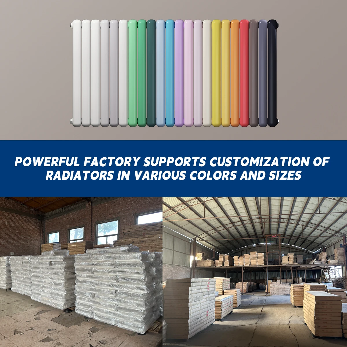 Wholesale Steel Radiator High-end Simple Home Radiator Mild Steel  Panel Central Heating Radiator