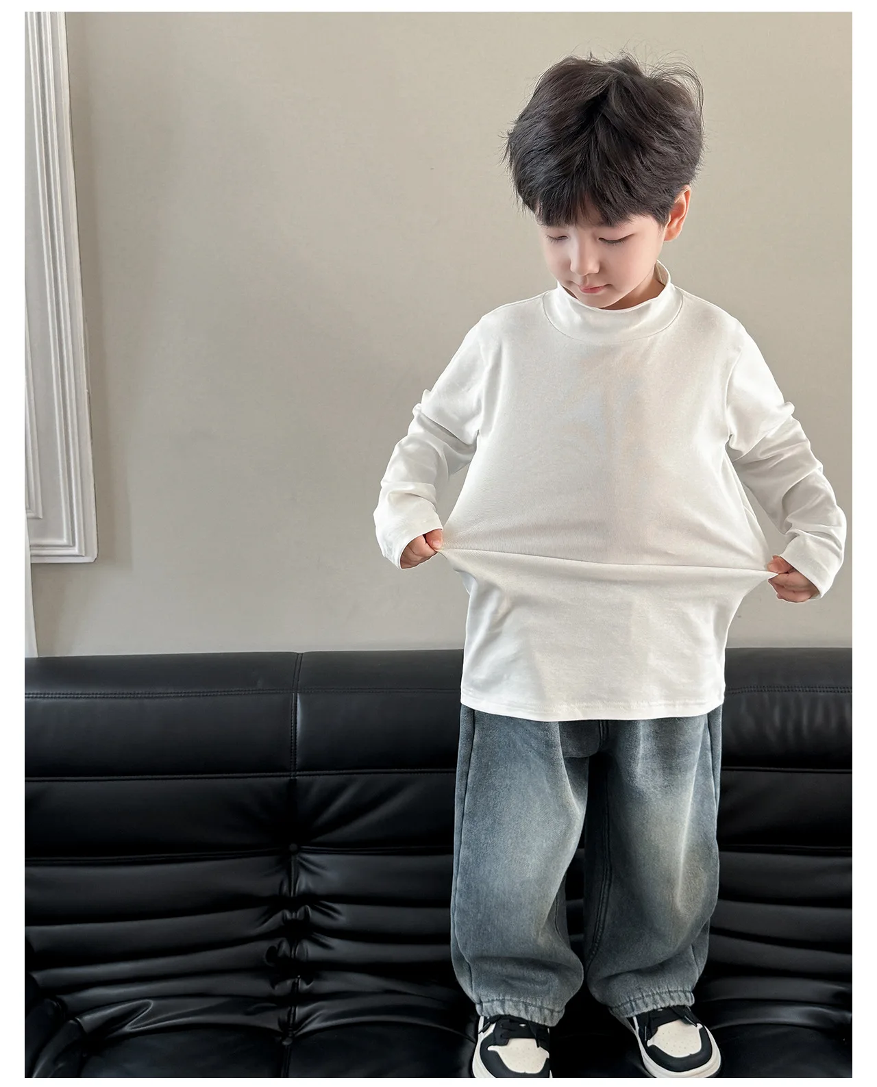 618 new arrival little baby girls long sleeve t shirt infant toddler boy girl under top for winter clothing