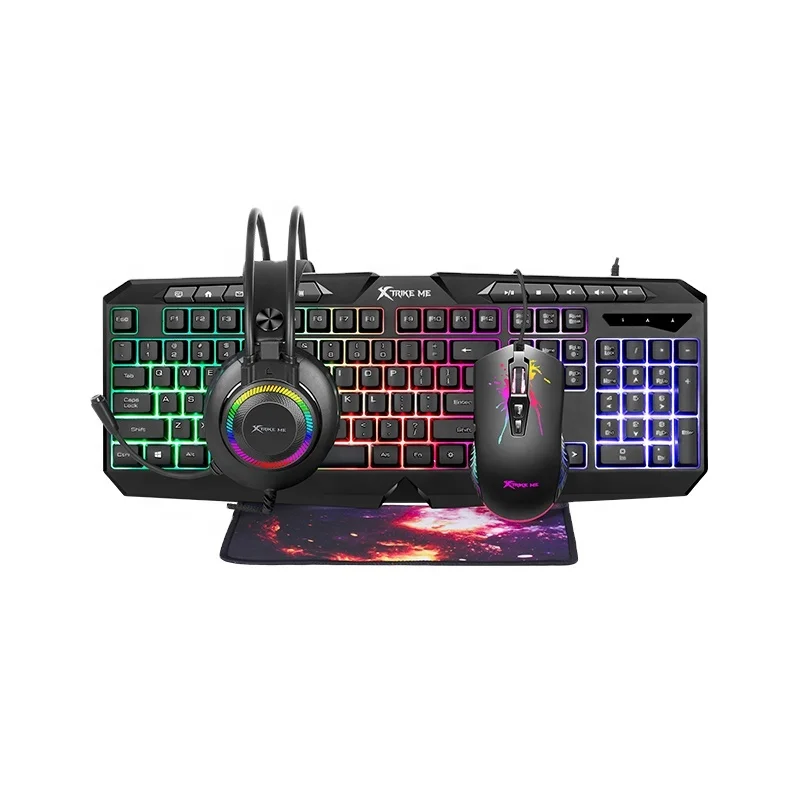 Wholesale Computer wired keyboard and mouse combo CMX-410 kit teclado y mouse  brand stock desktop combo