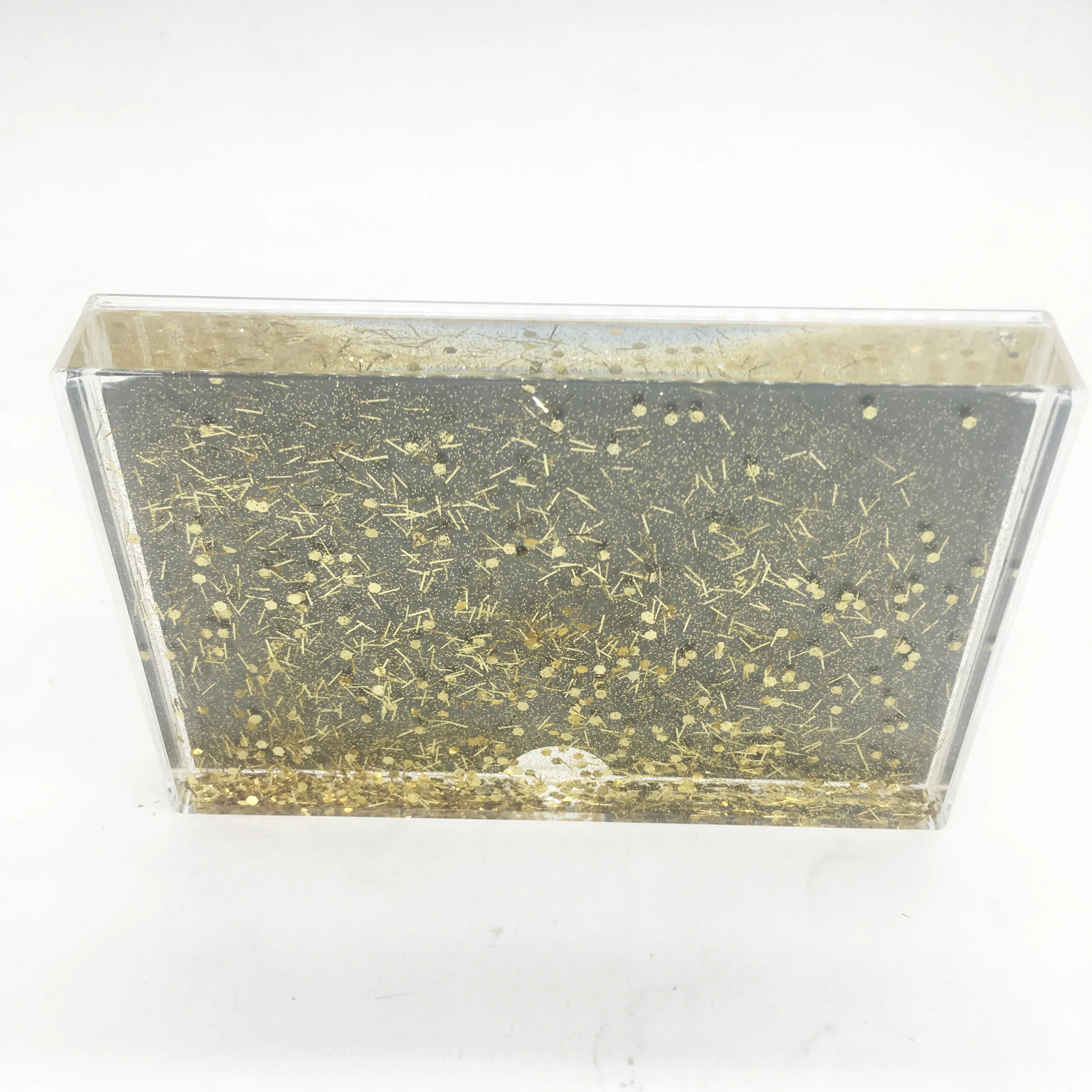 High Quality Custom Plastic Liquid Filled Photo Frames Wholesale Floating Acrylic Block