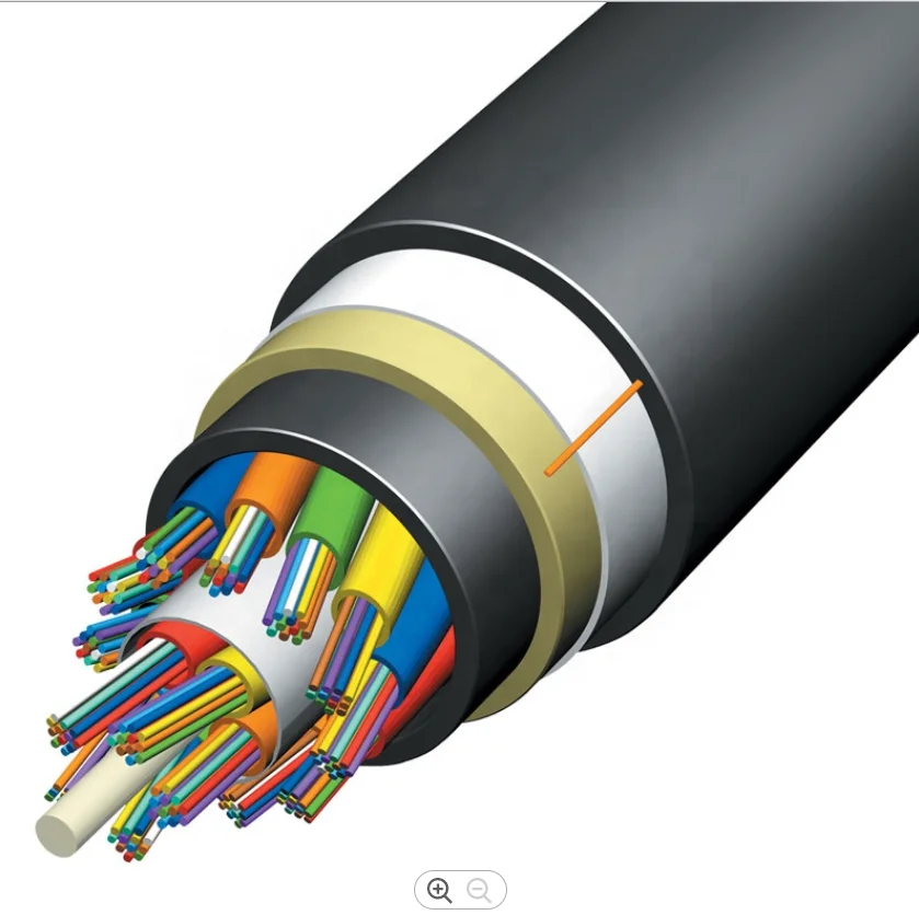 span 100m span 500m span 800m 24 96 144core fibra optic cable fiber optic Outdoor ADSS Cable
