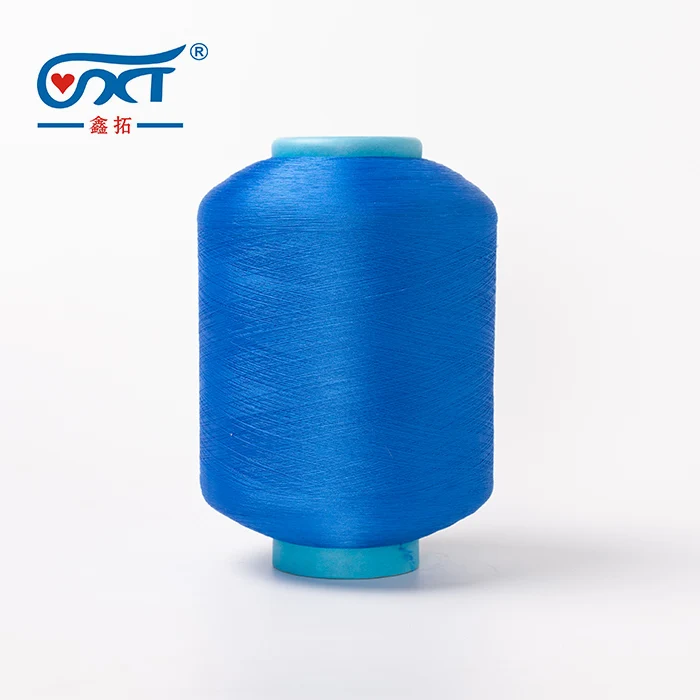 
3075 Dyed colors Spandex covered polyester yarn for socks knitting 