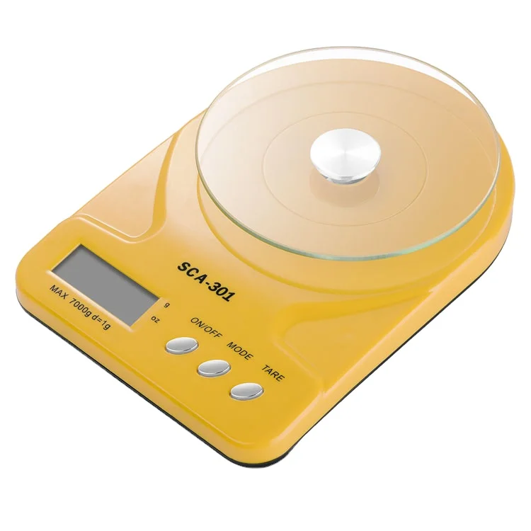 Household digital smart multifunction custom glass  electronic weighing kitchen scales