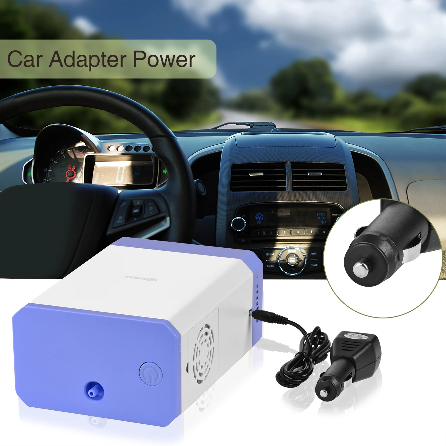 CE Approve Portable 32% Medical Oxygen-concentrator Generator 3L Hight Purity Oxygen Generator for Car Mountaineering on foot