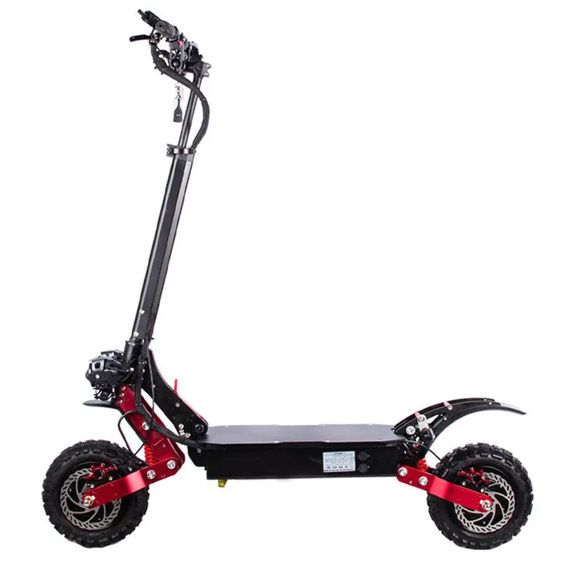 new  50mph 80km/h e-scooter 11 inch big wheel 60v fast off road dual motor 5600w e escooter adult electric scooter with seat