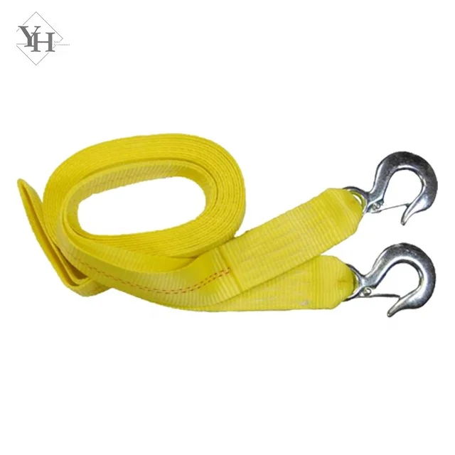 
hot sale 3inch heavy duty recovery tow straps with loop 