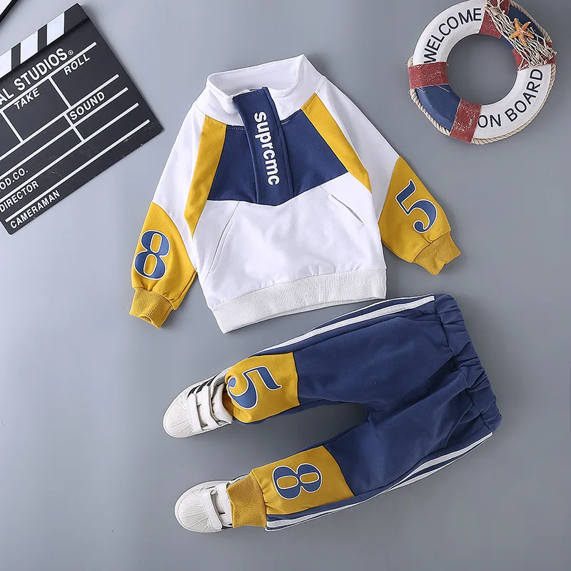 Comfortable Wholesale Children Kids Clothes Autumn Spring Winter Unisex Outfit Sets boys Clothing Sets