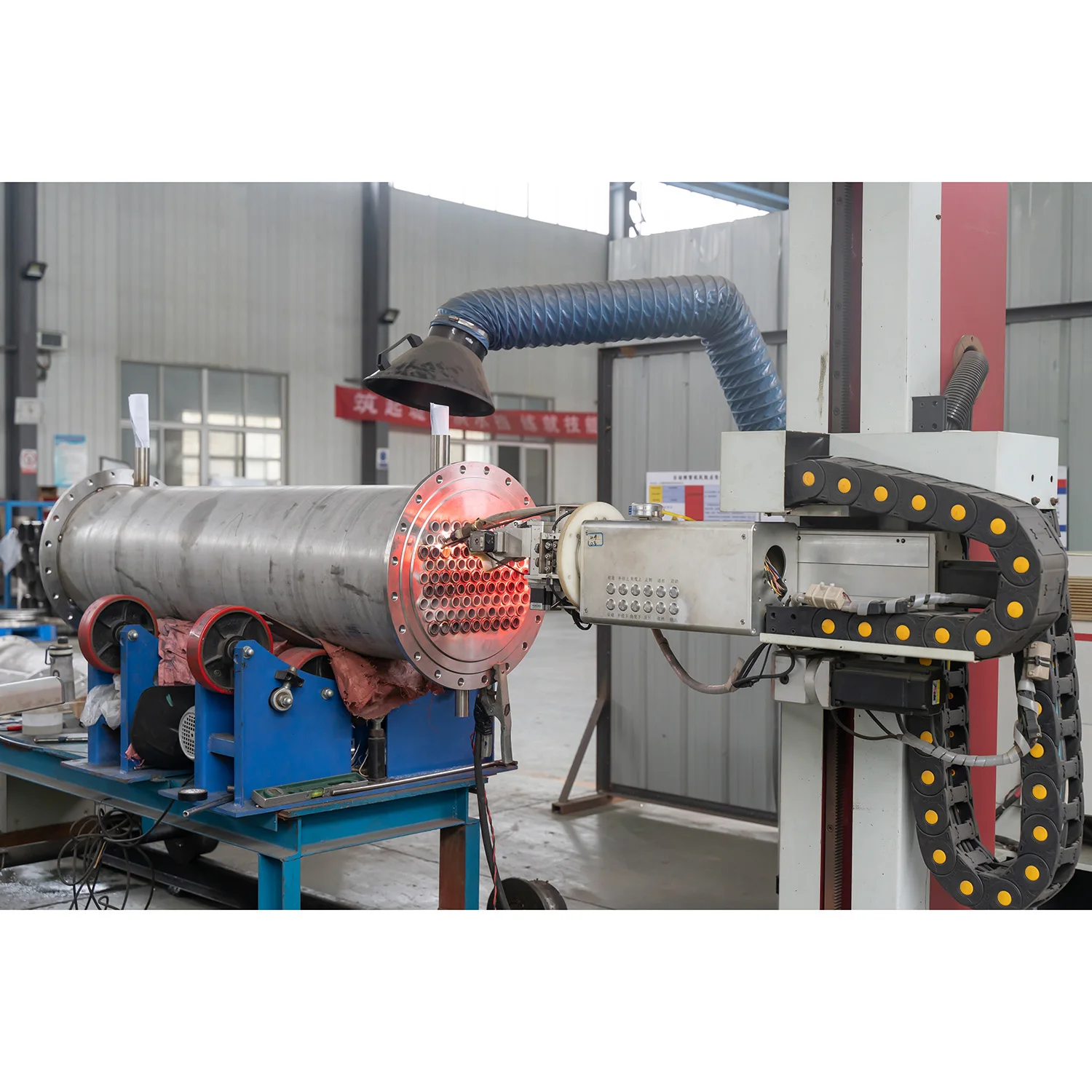 Industrial Water Cooled Condenser Shell And Tube Heat Exchanger Equipment