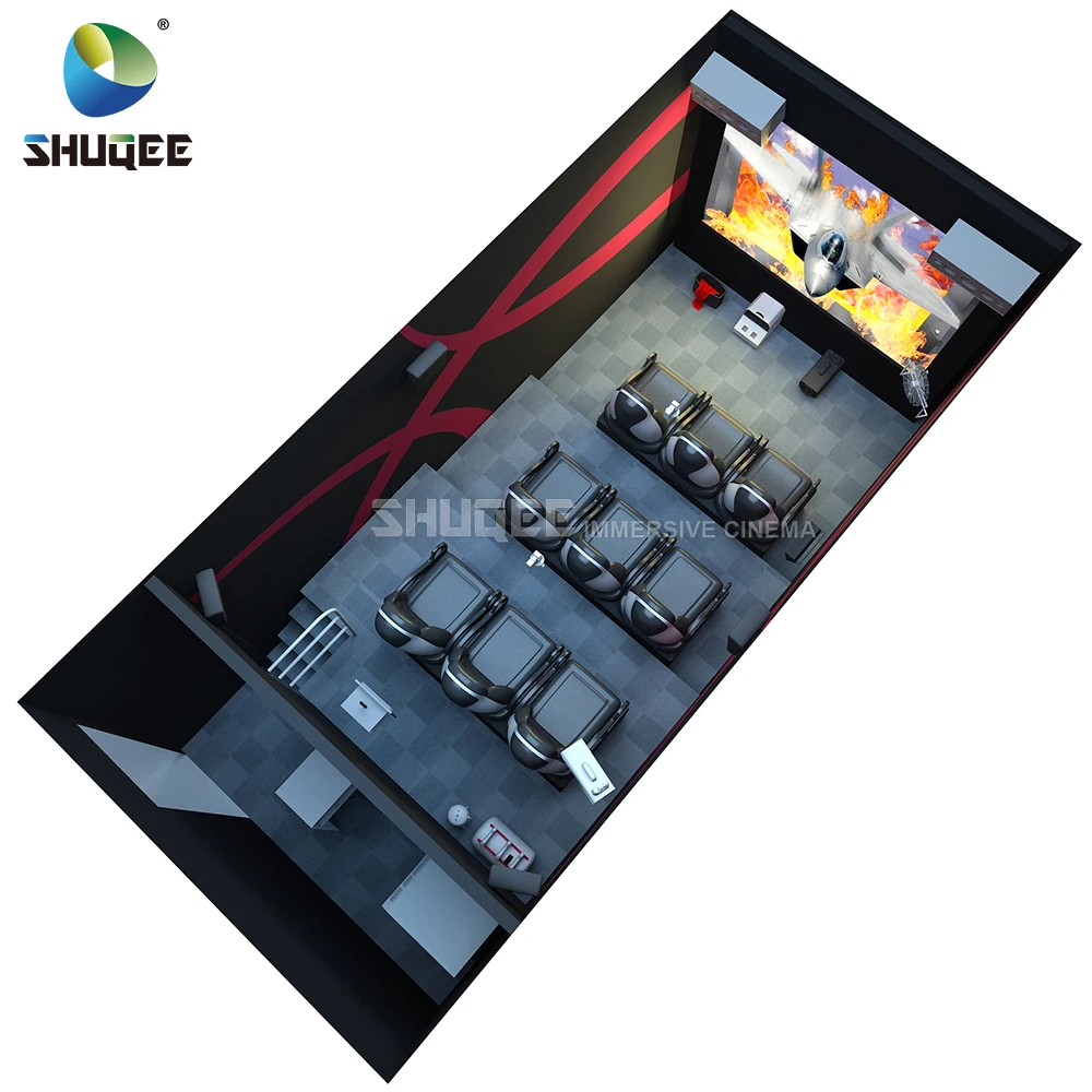 Durable Design 5D 12D Auto Motion Cinema Electric Pneumatic System With Equipment for Amusement