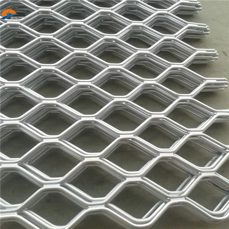 Decorative aluminum diamond mesh security grills for doors