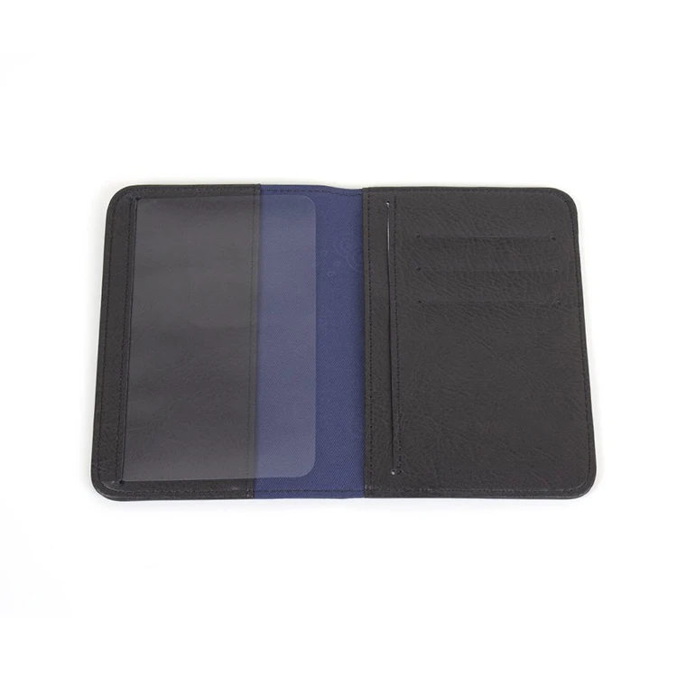 Семья мужской бумажник из искусственной кожи для мальчиков на паспорт держатель Чехол сублимации из текстурированной ткани паспорт держатель для карт