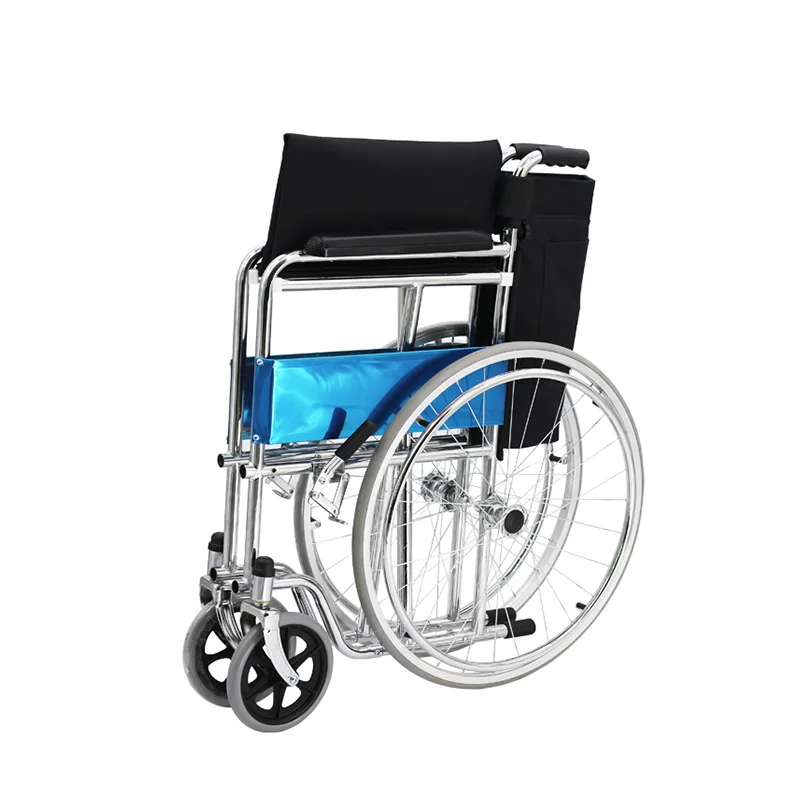 Cheap Price Factory sale 809 steel wheelchair manual  lightweight folding wheelchair Price
