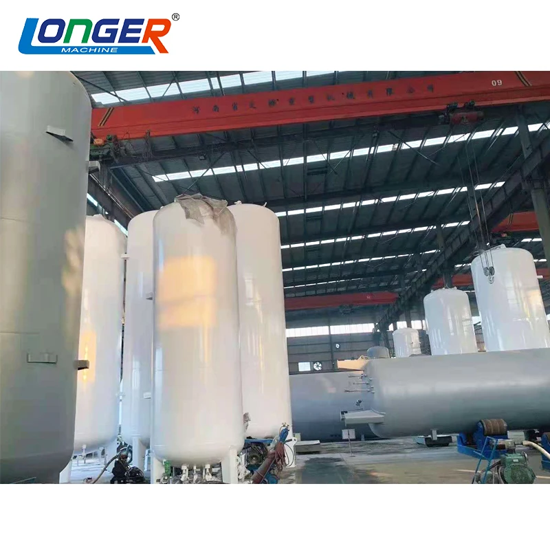 Cryogenic Industrial Liquid Storage Tank 10m3 Cryogenic Vessel High Quality Cryogenic Liquid Oxygen Nitrogen Storage Tank
