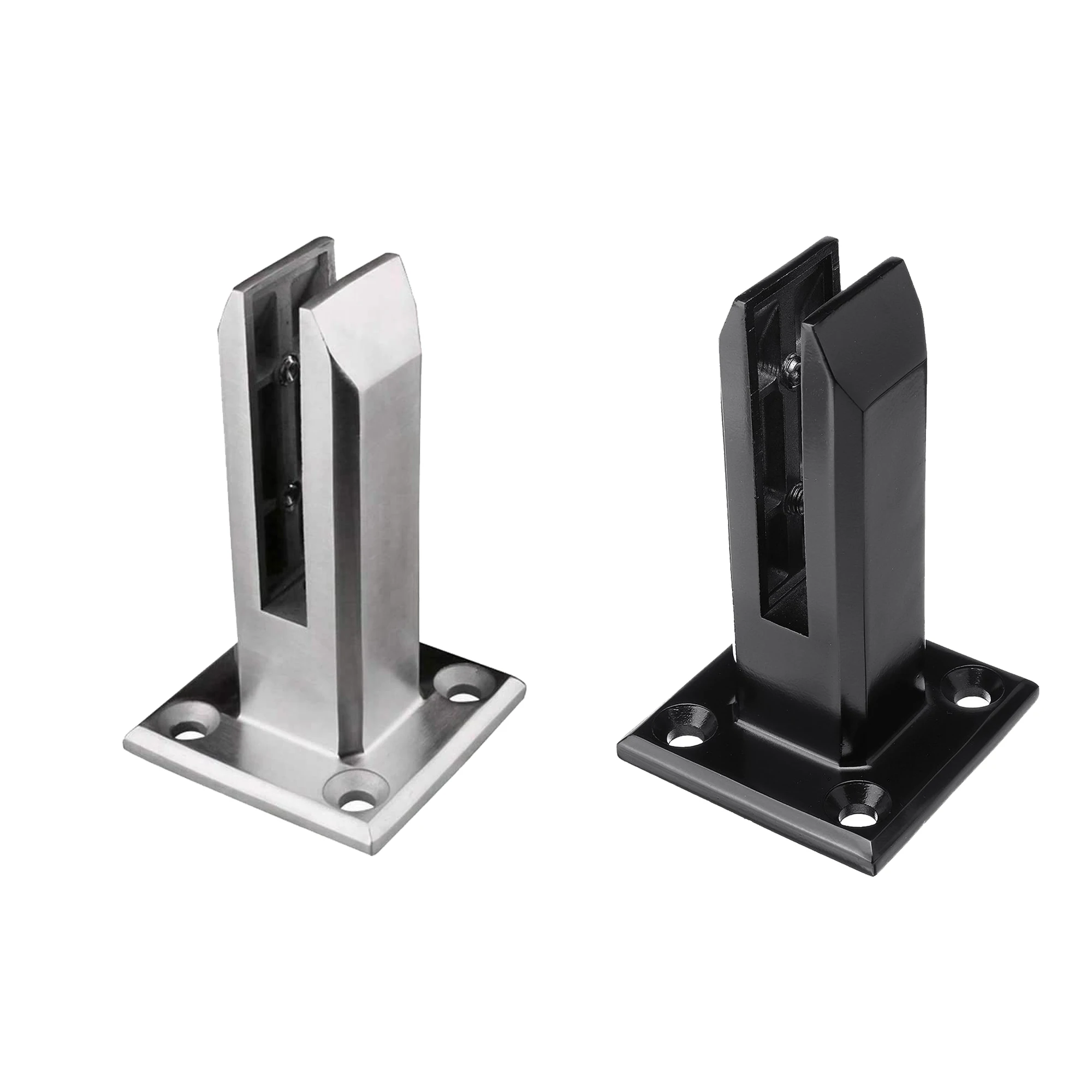 Glass Railing Hardware Stainless Steel 304 Glass Spigot Fitting For Swimming Pool Glass Balustrade Clamp