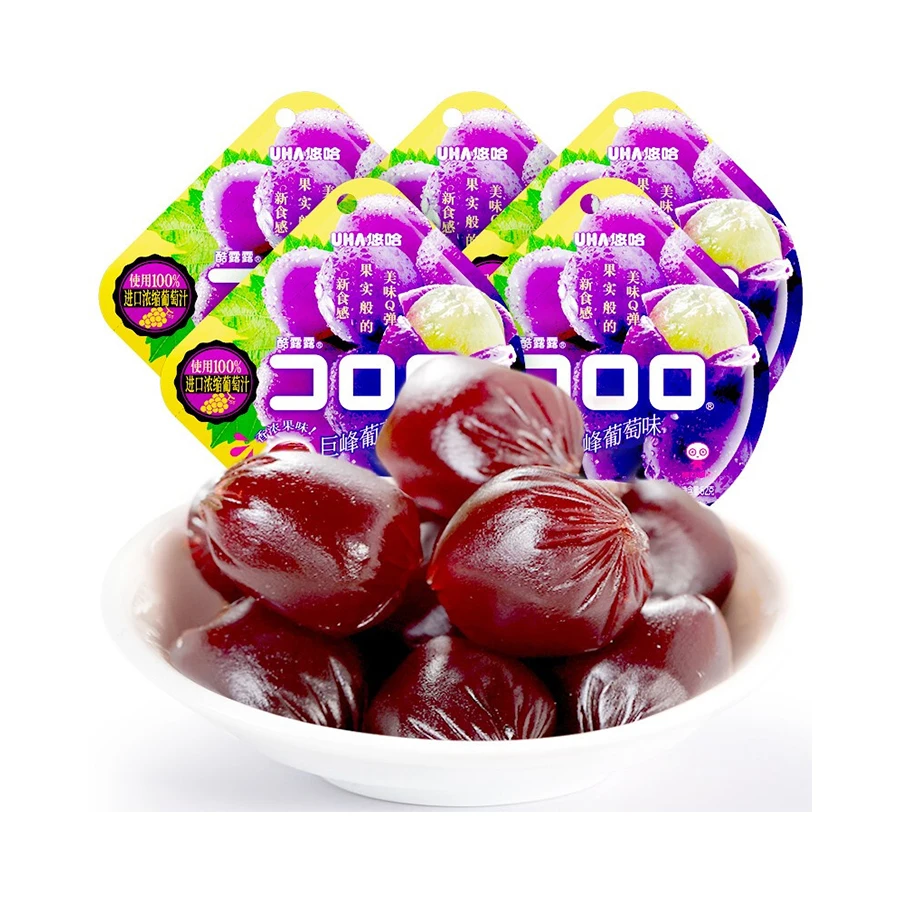 2022 new listing Japanese brand natural sweet candy multi-flavored sweet and sour soft candy