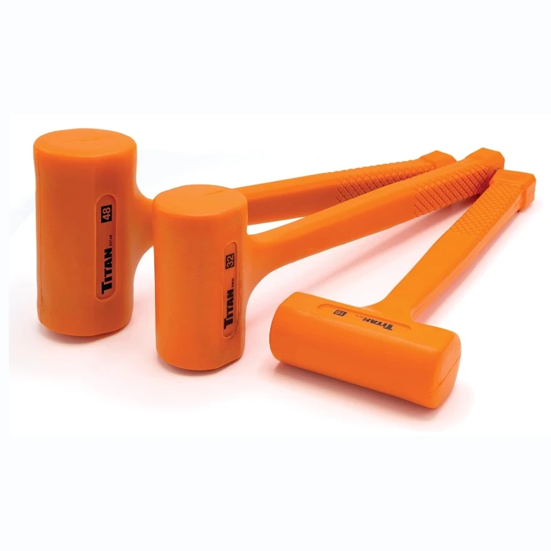 Hot selling Inelastic rubber hammer Shock proof hammer Dead Blow Hammer Dead blow mallet of 1LB 2LB 3LB 12OZ 16OZ 24OZ