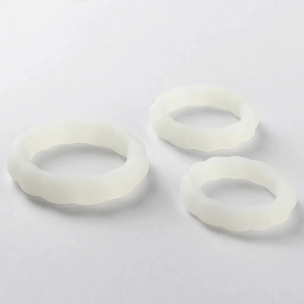 Penis Ring/Cock Rings,3 Pcs Different Sizes Silicone Penis Sleeve/PenisTrainer For Erection Enhancing,Delay Ejaculation Sex Toy