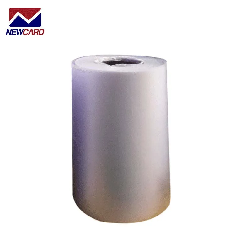 80 micron 60 micron laserable pvc coated overlay sheet for card lamination