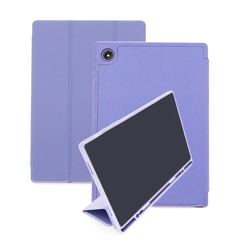 Синий и розовый ТПУ кожаный чехол для Samsung Galaxy Tab A8 Ultra Tablet Смарт-функции совместимый противоударный Macbook Air
